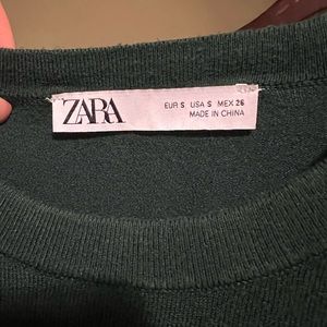 Green Zara shirt, Small